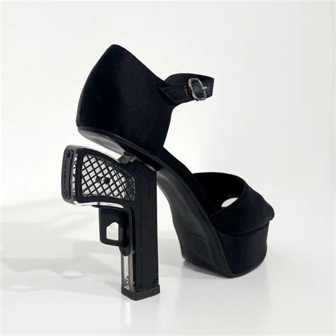 chanel gun heels buy|chanel platform heels.